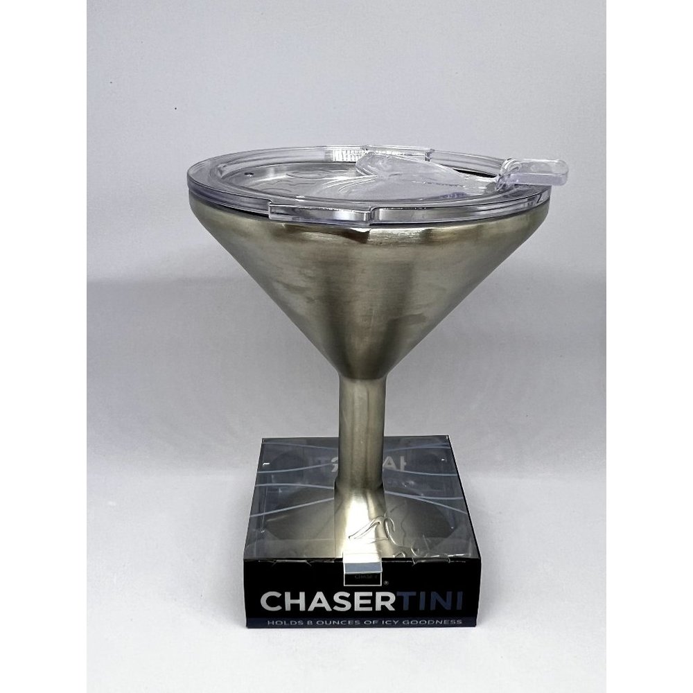 Orca Chasertini Stainless Steel martini cup with lid 8oz